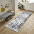 Textures Gc Art2003 Multi 5 Ft. 3 In. X 7 Ft. Area Rug White Polyester