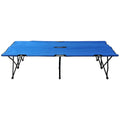 Outsunny 2 Person Folding Camping Cot For Adults, 50