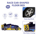 Supreme F1 Racing Car Bed Twin Blue Mdf