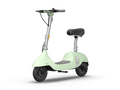 Electric Scooter With Foldable Seat W 35 Miles Operating Range & 15.5Mph Max Speed Green Green Aluminum
