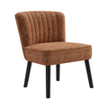Shellback Chair In Brown Brown Sand Polyester
