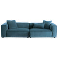 Conner Blue Corduroy Sofa 110