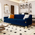 Fx P85 3S Bu 3 Seats Sofa Blue Velvet 3 Seat