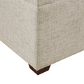 Modular Armless Chair Linen Polyester 1 Seat