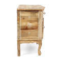 Wooden 1 Drawer 2 Door Cabinet Natural Wood