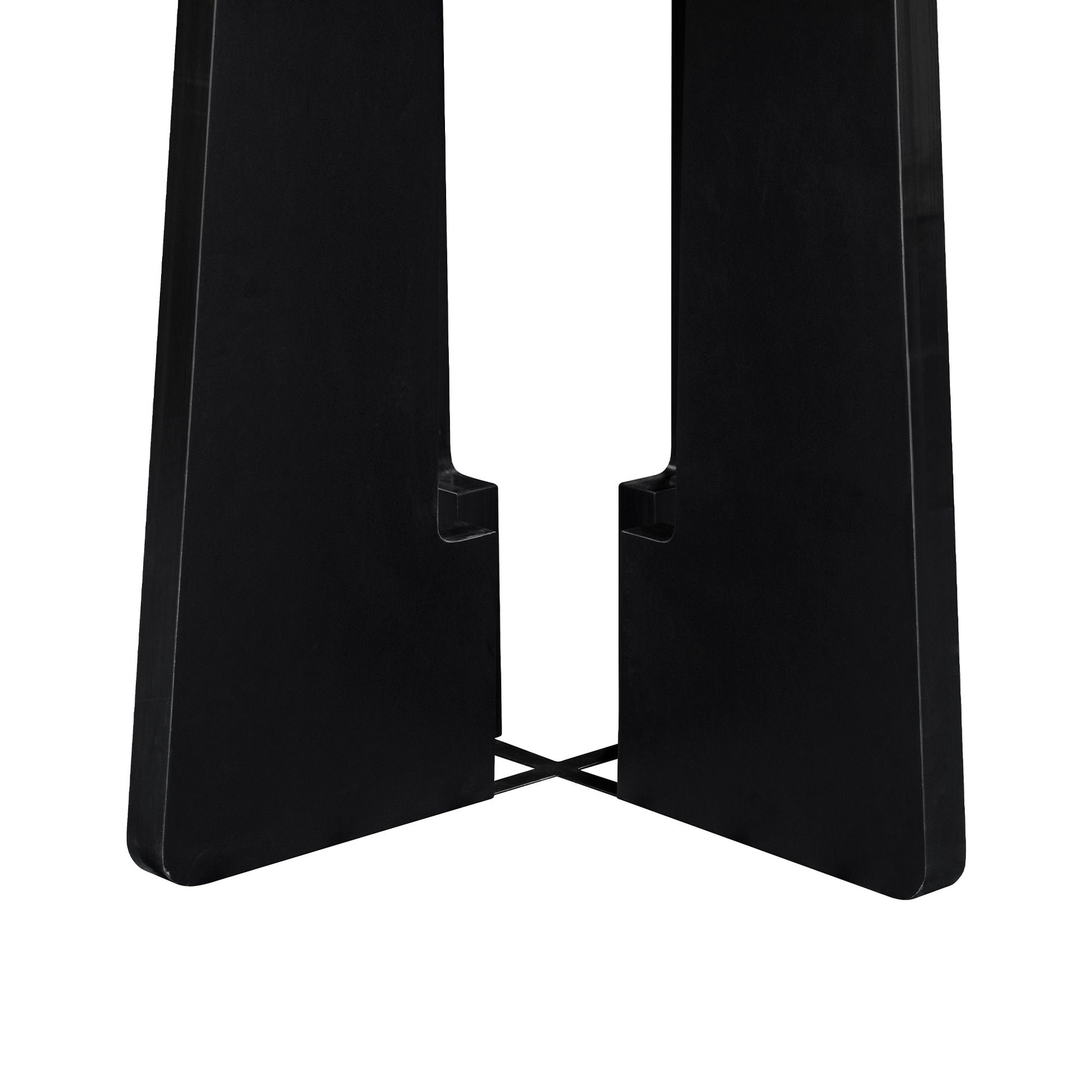 Round Dining Table For 4, 43 Inch Faux Marble Top, Mid Century Modern Round Dining Table For Cafes, Restaurants, Bars, Home Offices And Conference Rooms Black White Black Dining Room American