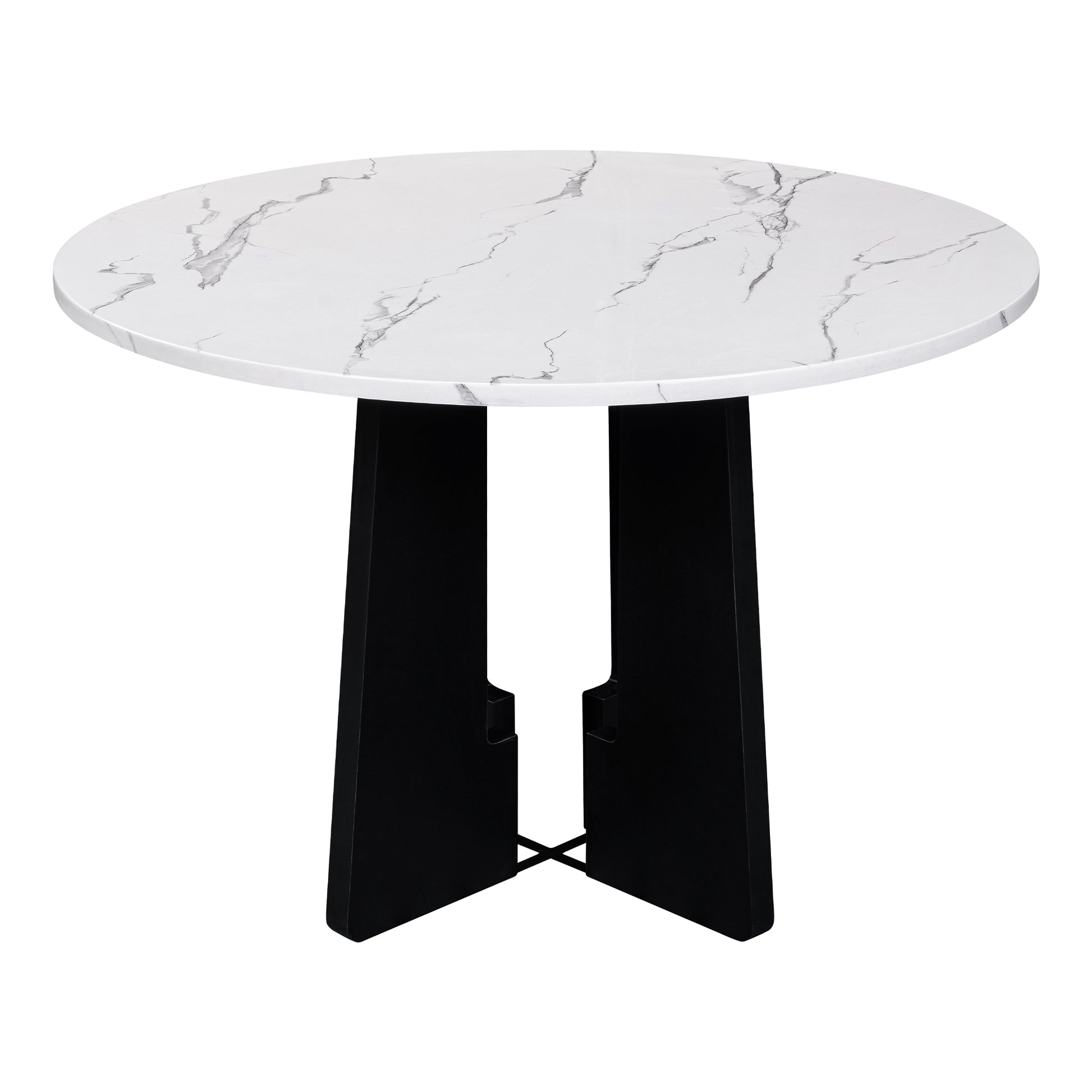 5 Piece Round Dining Table Set, 43 Inch Modern Dining Table And 4 Upholstered Chairs For Dining Room, Kitchen Room, Living Room, Easy Assembly Upholstered Chair Beige White Dining Room American Design,Farmhouse,Mid Century Modern,Modern Round Round