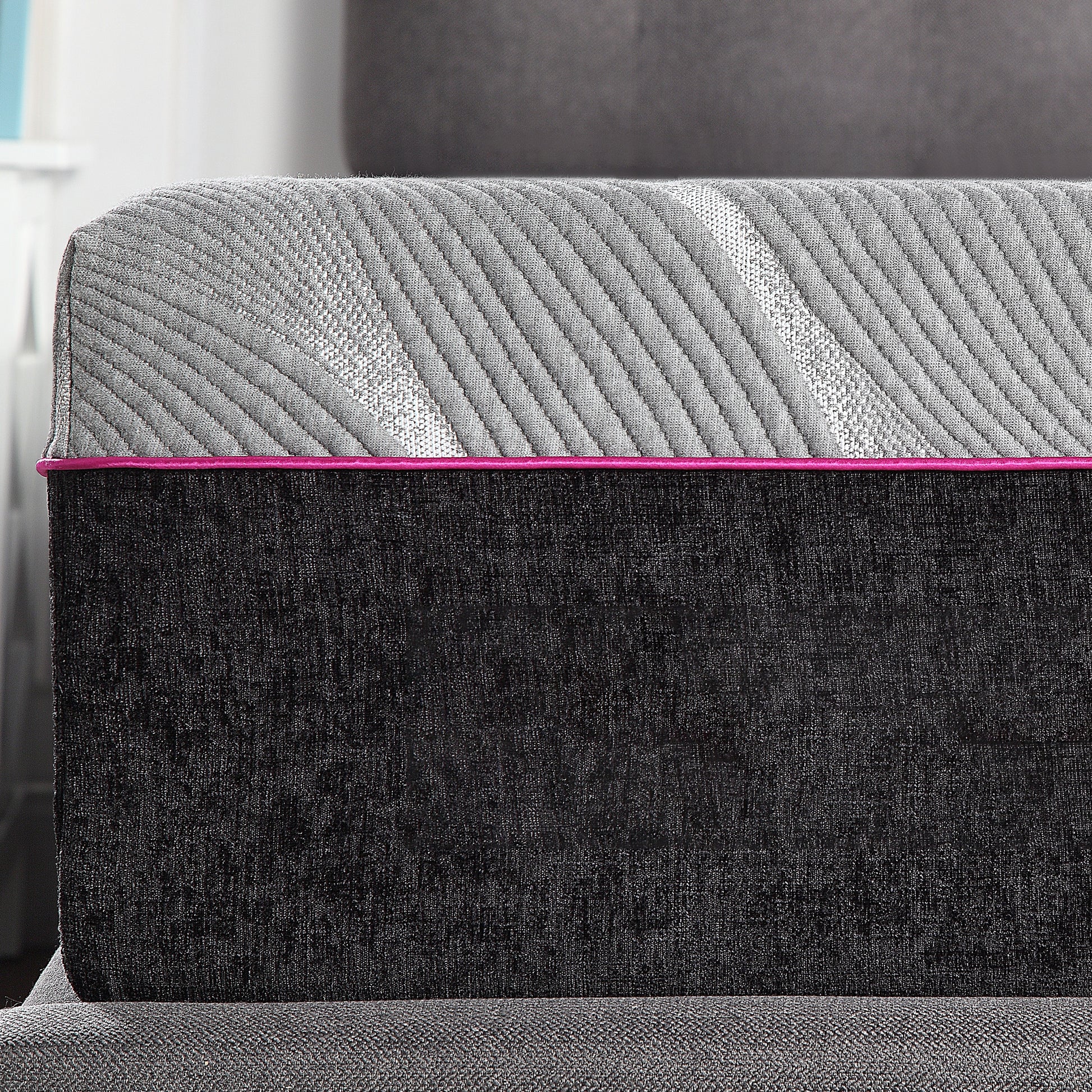 Re11 Inch Flex Head Memory Foam Mattress And Adjustable Base Bundle, King Size Grey Foam Foam