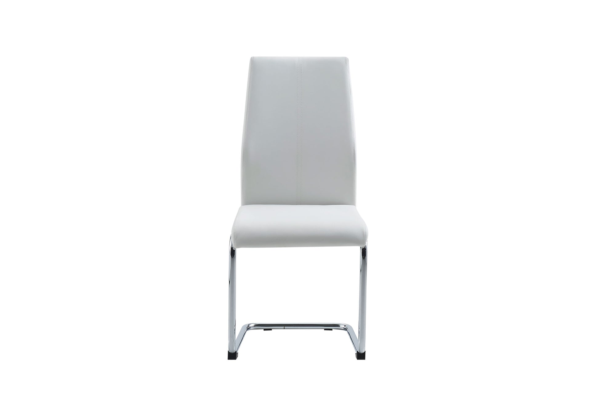 Sasa White Dining Chairs Kit Of 4 White Metal