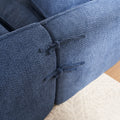 Sofa Deep Seat Sofa 3 Seater For Living Room Oversized Comfy Sofa L Shape Sofa Couch With Chaise Home Furniture Sleeper Sectional Sofa For Apartment, Office Left Hand Facing Blue Foam 3 Seat