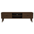 Adrian Tv Stand Walnut Walnut Brown Brown 70 79 Inches 70 79 Inches Walnut Solid Wood