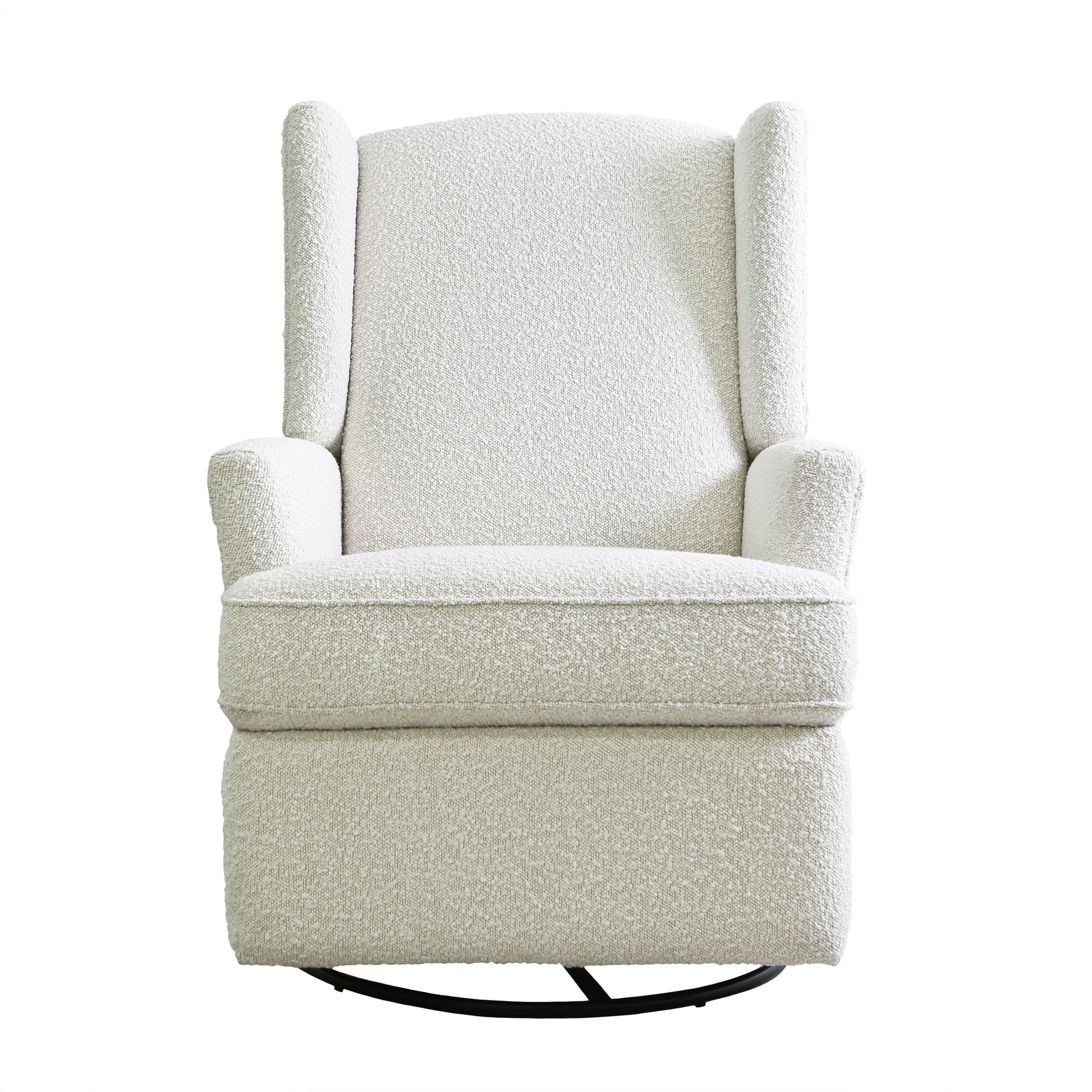 Hemingway Wingback Recliner In Cream Boucle Cream Fabric