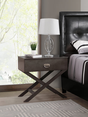 Xavier G0071 N Nightstandgray Gray Particle Board