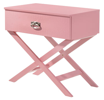 Xavier G0074 N Nightstandpink Pink Particle Board