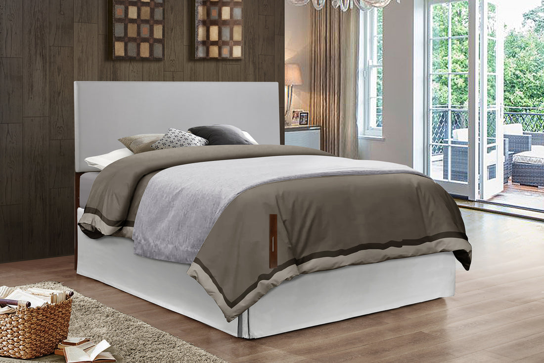 Nova G0114 Qhb Queen Bedlight Grey Light Grey Foam Pu