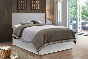 Nova G0114 Qhb Queen Bedlight Grey Light Grey Foam Pu