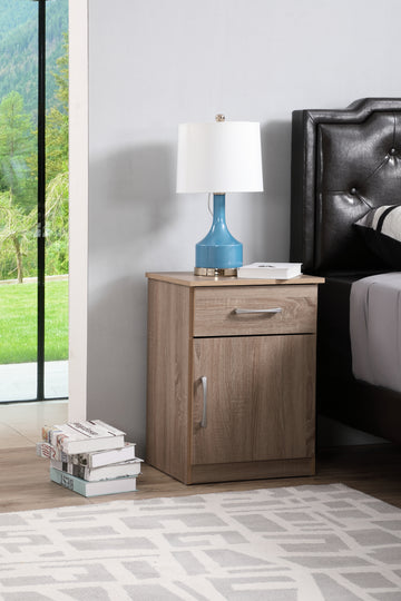Alston G021 N Nightstandbrown Brown Particle Board