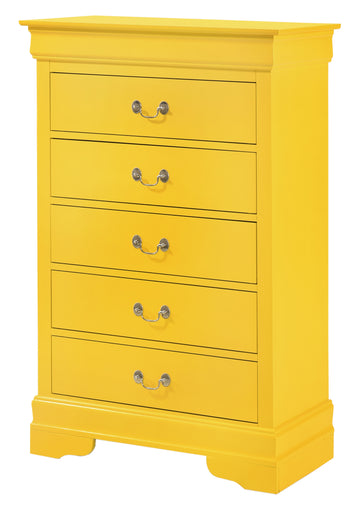 Louisphillipe G02102 Ch Chestyellow Yellow Particle Board