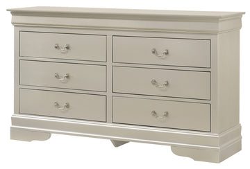 Louisphillipe G02103 D Dressersilver Champagne Champagne Particle Board