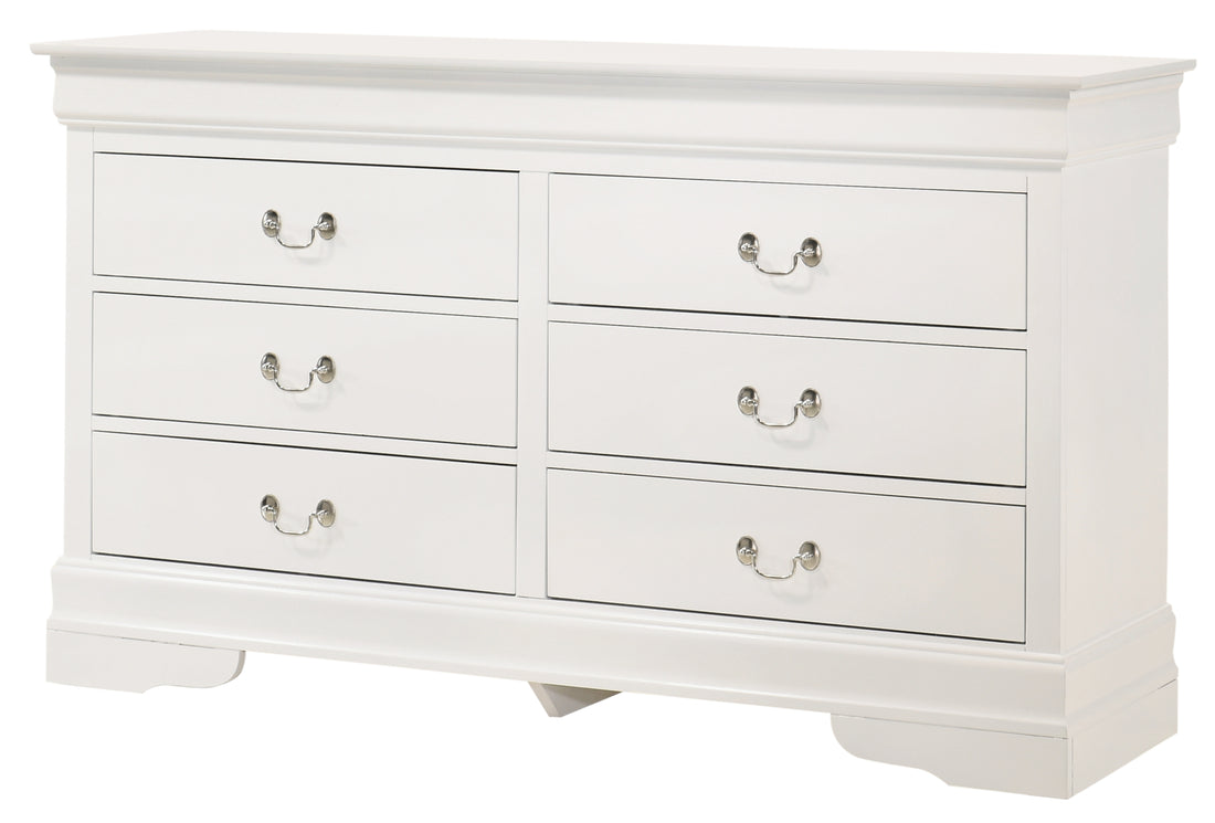 Louisphillipe G02190 D Dresserwhite White Particle Board