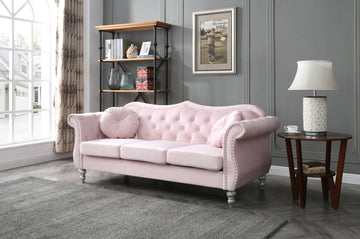 Hollywood G0664A S Sofapink Pink Foam Velvet