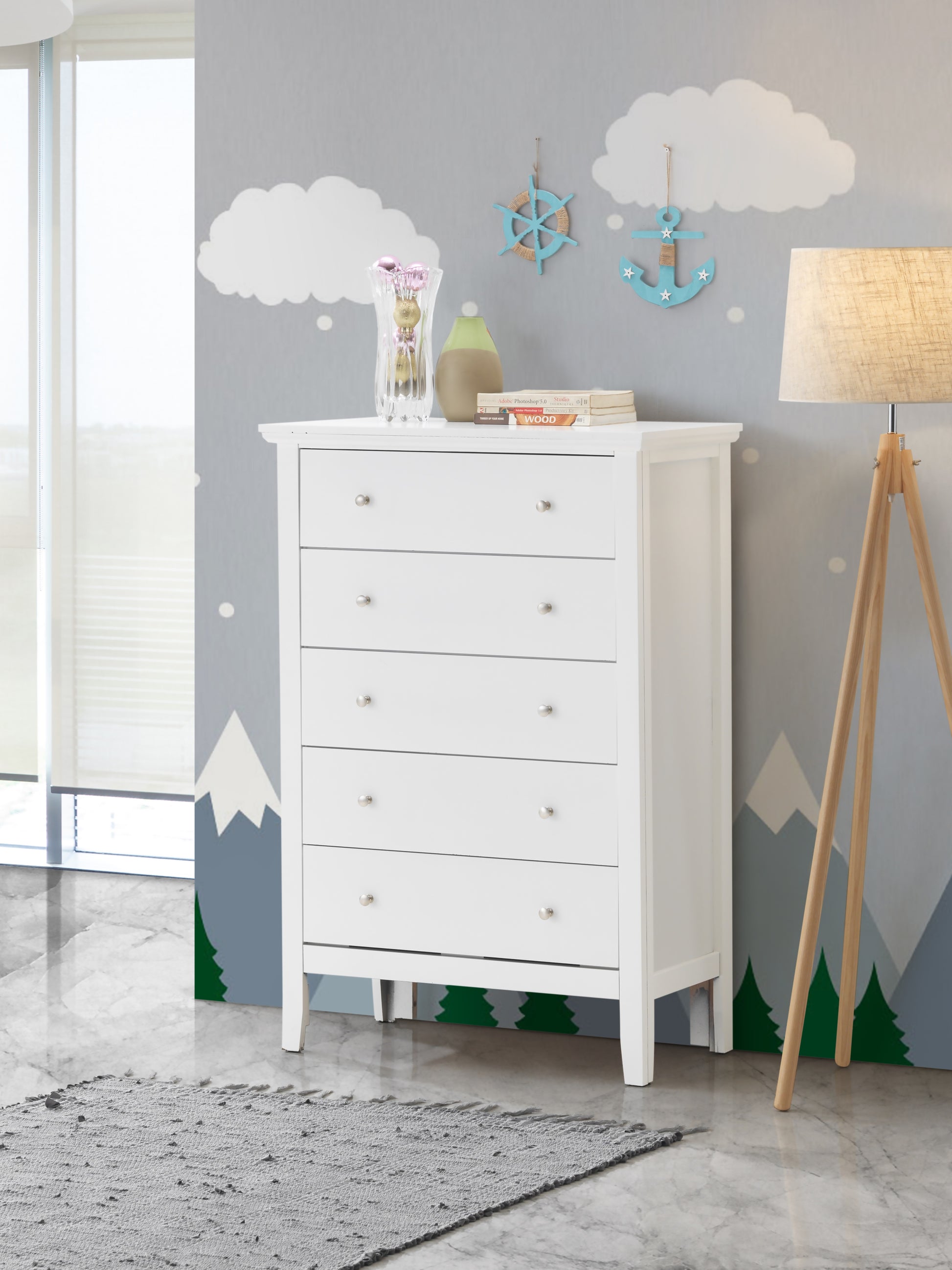 Primo G1339 Ch Chestwhite White Particle Board