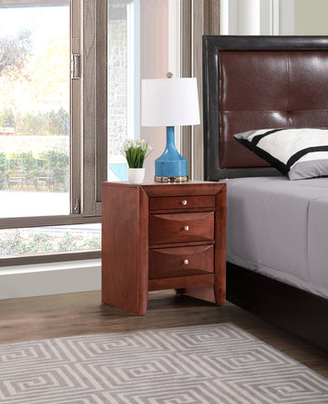 Marilla G1550 N Nightstandcherry Cherry Particle Board