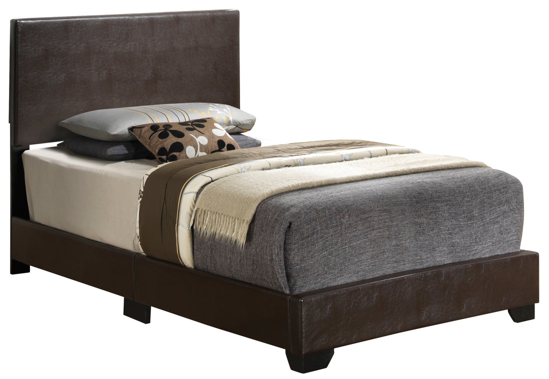 Aaron G1800 Tb Up Twin Bedcappuccino Twin Beige Foam Pu