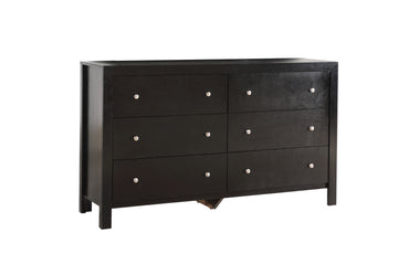 Burlington G2450 D Dresserblack Black Particle Board