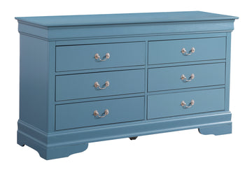 Louis Phillipe G3180 D Dresserteal Teal Particle Board