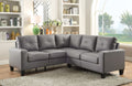 Newbury G461B Sc Sectional Gray Gray Foam Pu