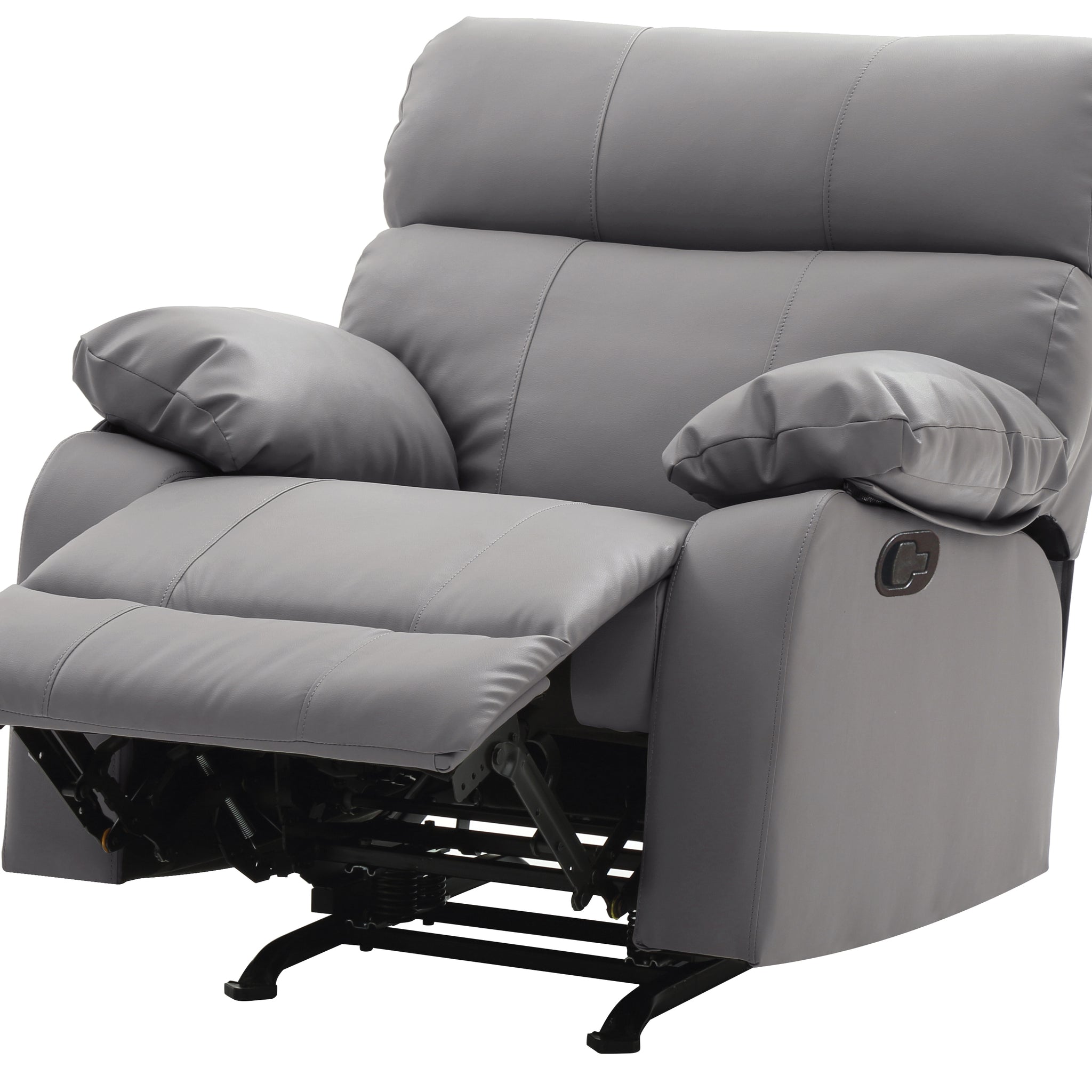 Manny G531 Rc Rocker Reclinergray Gray Foam Pu