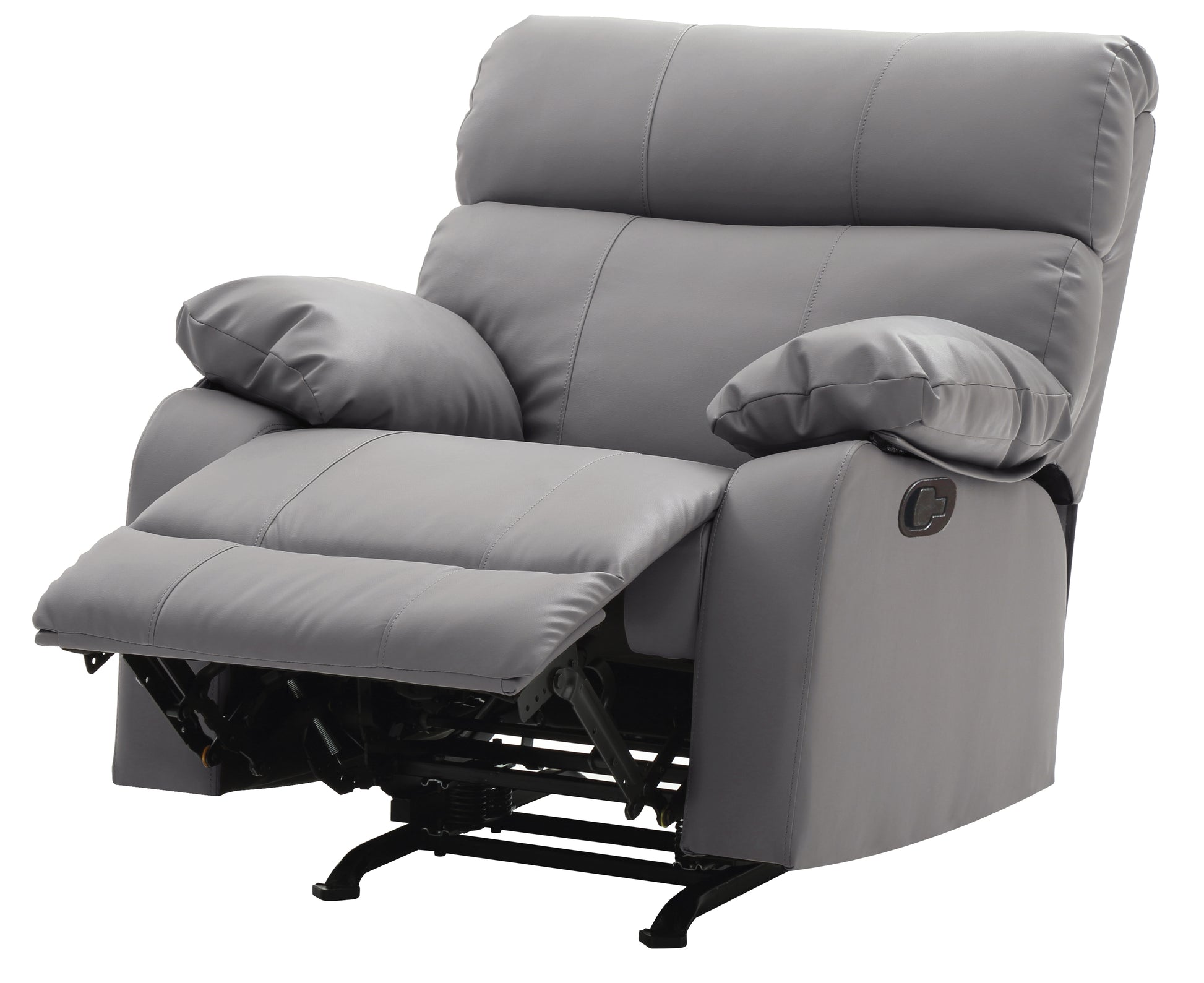 Manny G531 Rc Rocker Reclinergray Gray Foam Pu