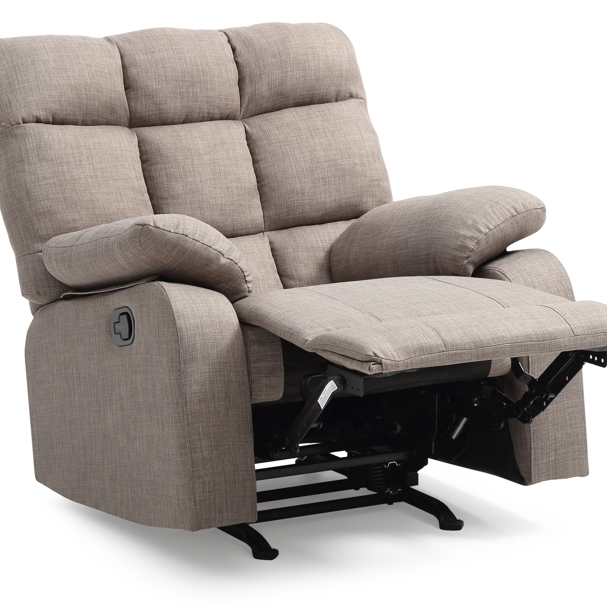 Cindy G555 Rc Rocker Reclinergray Gray Foam Fabric