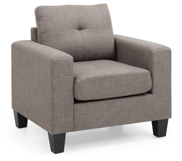 Newbury G579A C Newbury Club Chairgray Gray Foam Fabric