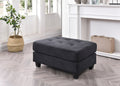 Malone G635 O Ottomanblack Black Foam Microfiber