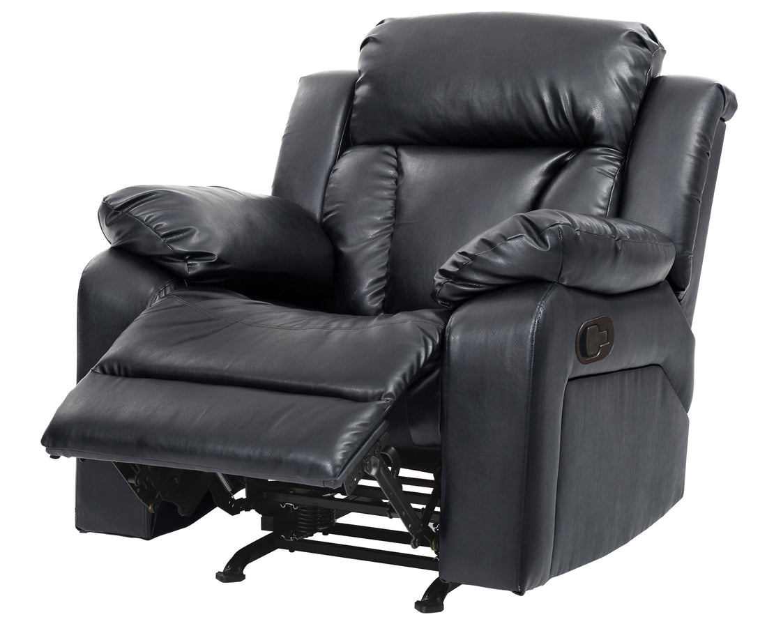 Daria G683 Rc Rocker Reclinerblack Black Foam Pu