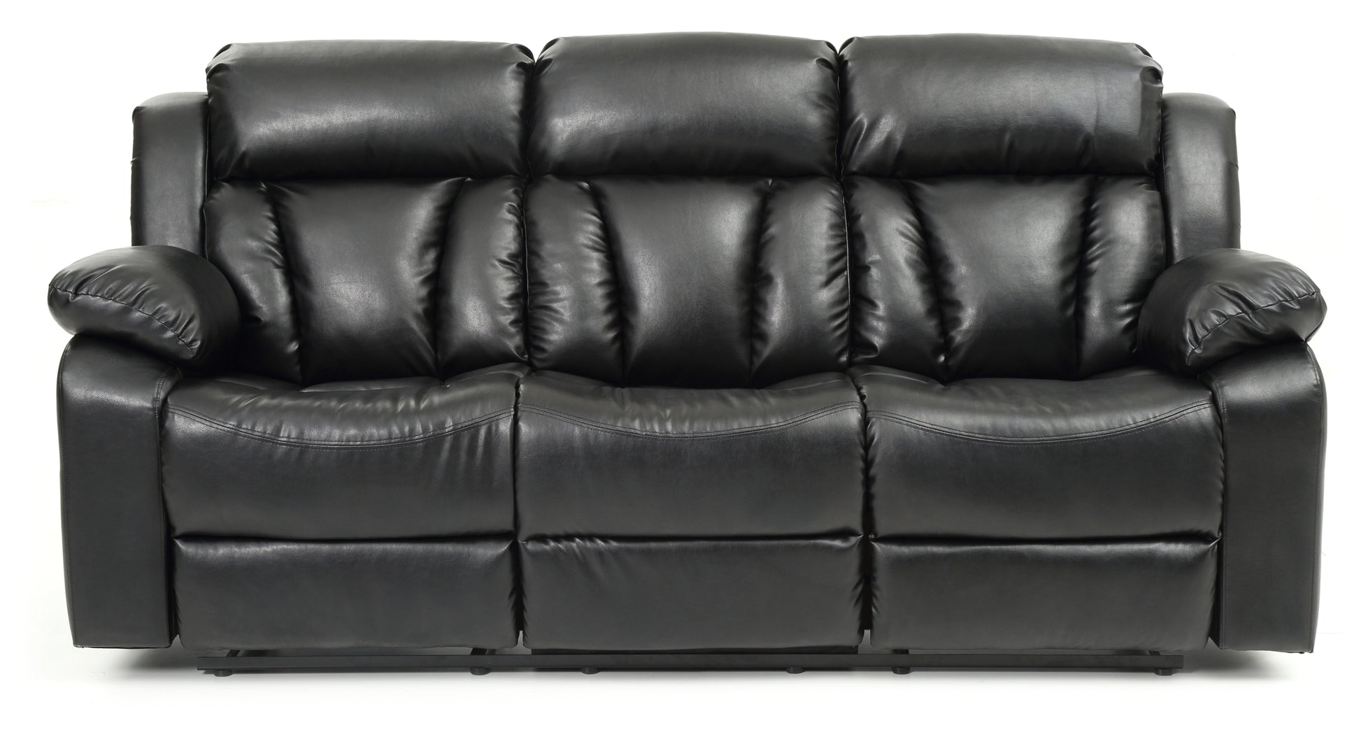 Daria G683 Rs Reclining Sofablack Black Foam Pu