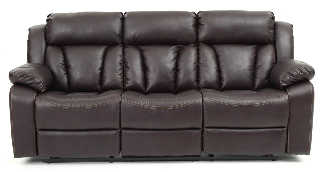 Daria G686 Rs Reclining Sofadark Brown Dark Brown Foam Pu