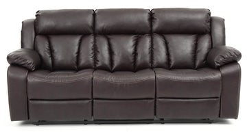 Daria G686 Rs Reclining Sofadark Brown Dark Brown Foam Pu