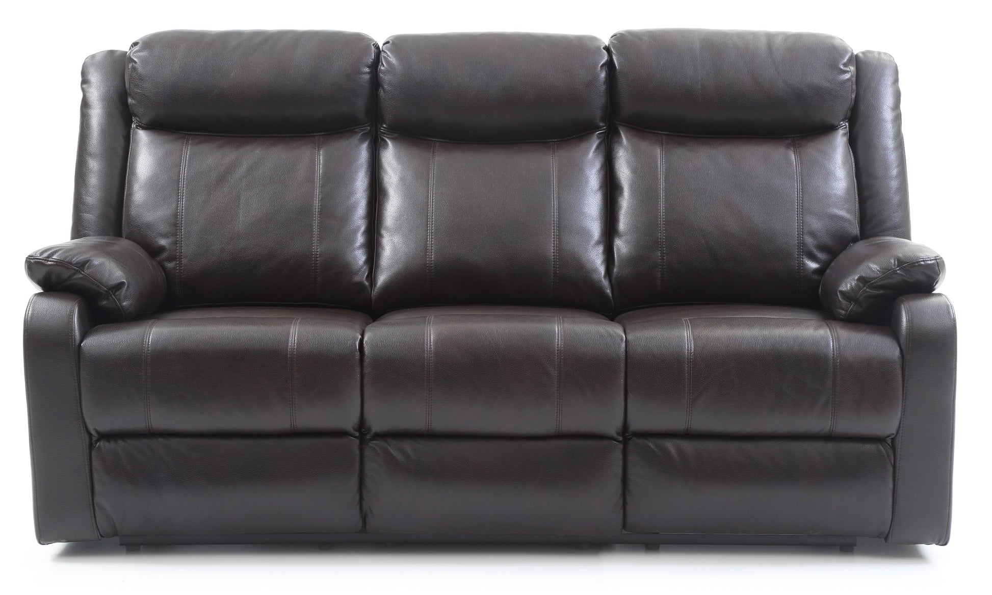 Ward G760A Rs Double Reclining Sofadark Brown Dark Brown Foam Pu