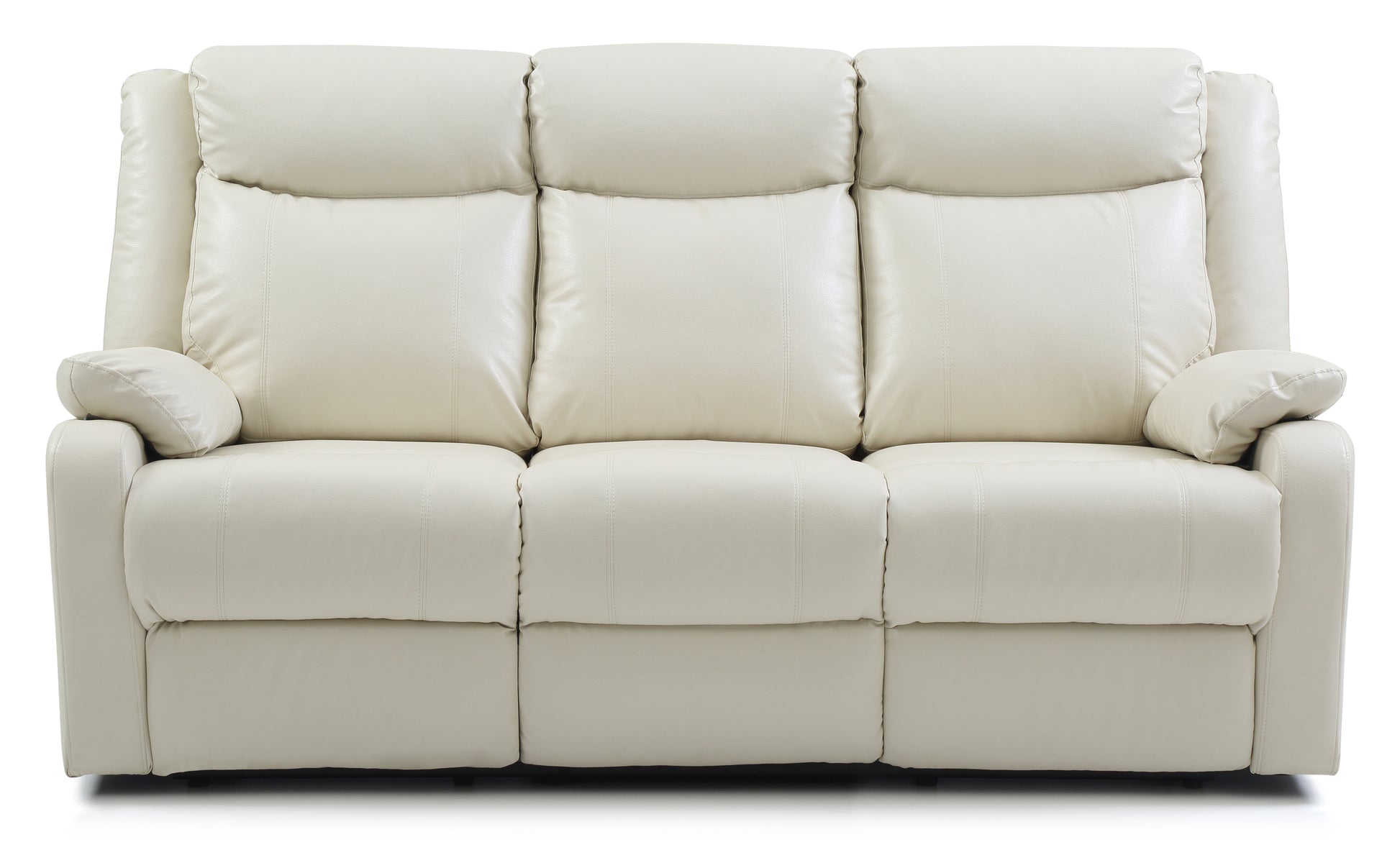 Ward G762A Rs Double Reclining Sofapearl Off White Foam Pu