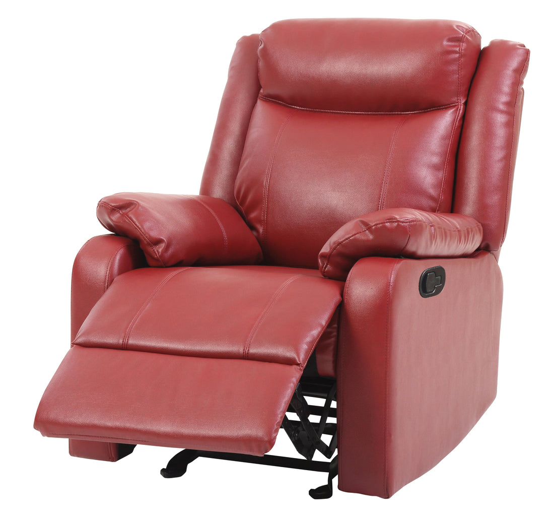 Ward G765A Rc Rocker Reclinerred Red Foam Pu