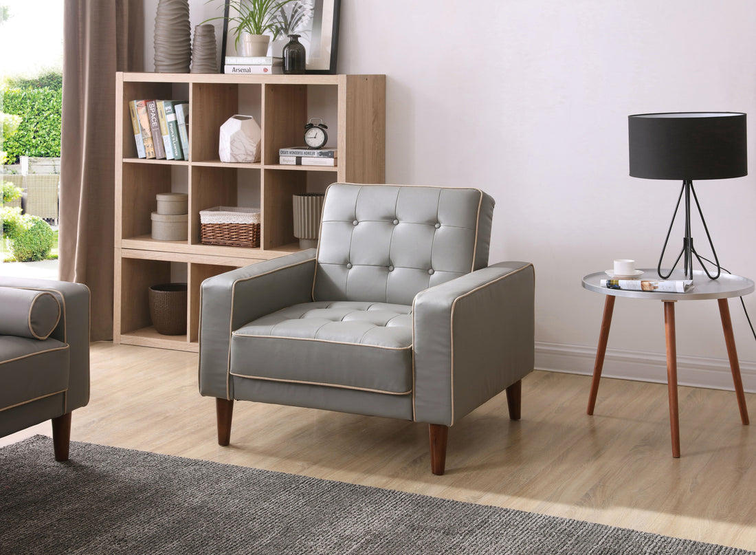 Andrews G832A C Chair Bedgray Gray Foam Pu