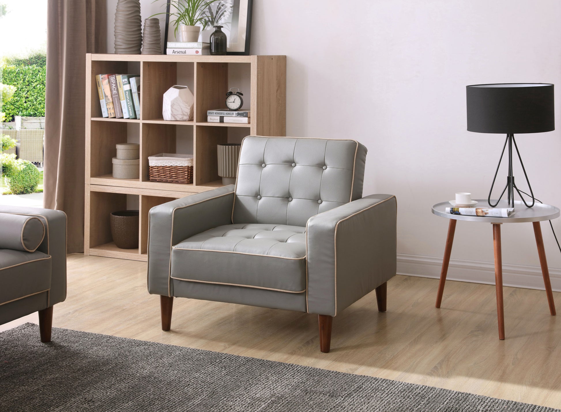 Andrews G832A C Chair Bedgray Gray Foam Pu