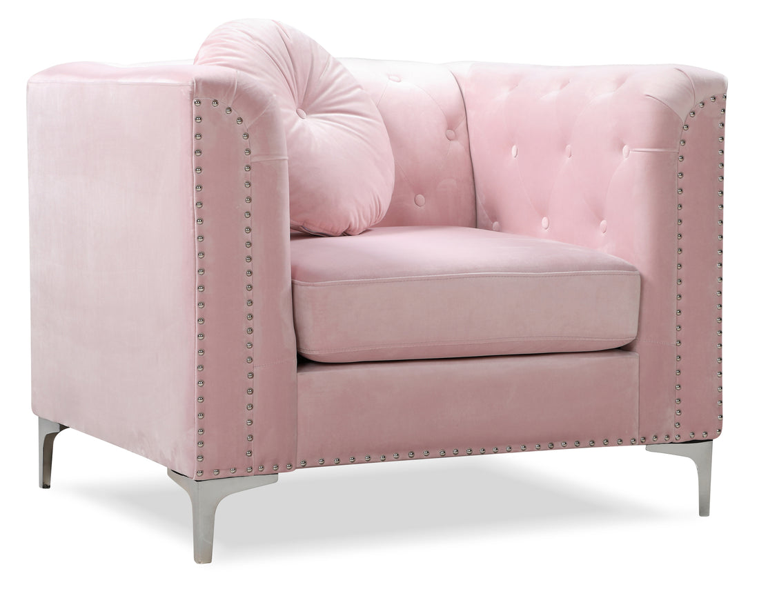 Pompano G894A C Chairpink Pink Foam Velvet
