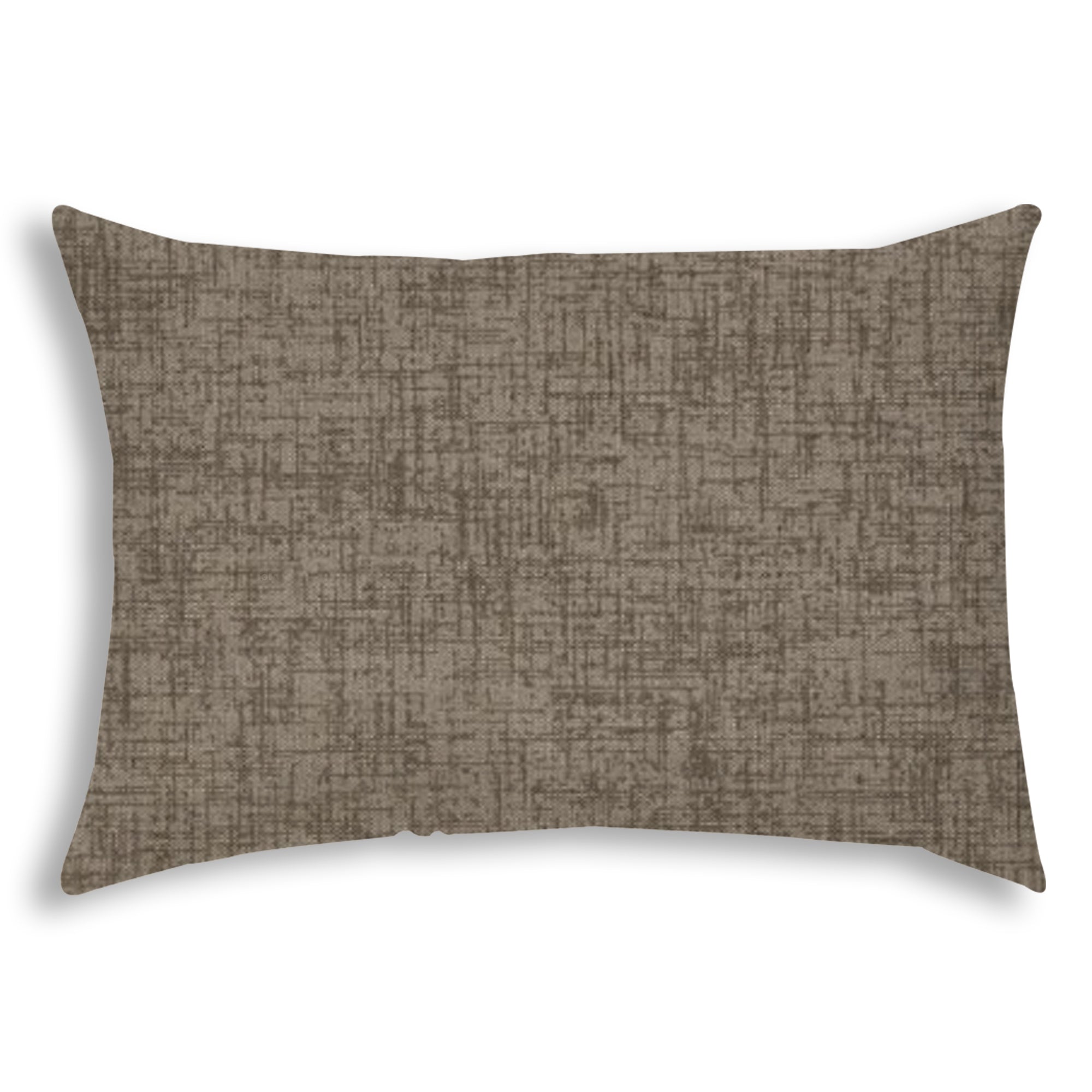 Weave Medium Taupe Indoor Outdoor Pillow Sewn Closure Multicolor Polyester