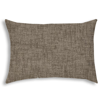 Weave Medium Taupe Indoor Outdoor Pillow Sewn Closure Multicolor Polyester