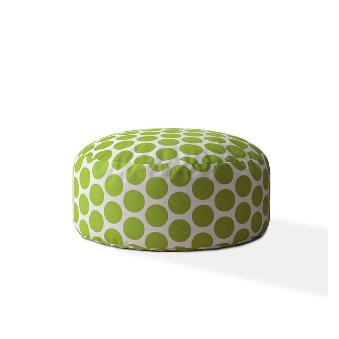 Indoor Big Dot Kiwi Round Zipper Pouf Cover Only 24In Dia X 20In Tall Multicolor Cotton