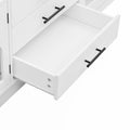 68.9'' Modern Minimalist Tv Stand For Tvs Up To 75 Inches, Entertainment Center Media Console Cabinet With Adjustable Shelves For Living Room White 70 79 Inches Mdf